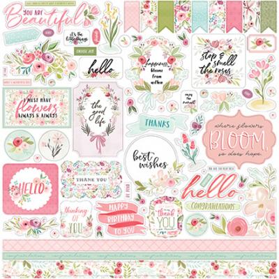 Carta Bella Flora No.3 Stickerbogen - Element Sticker